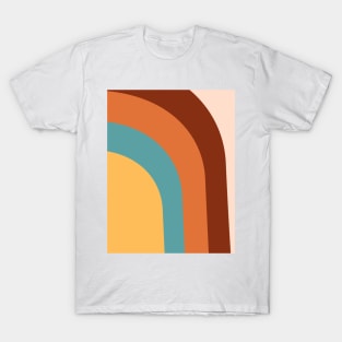 Abstract boho rainbow pattern T-Shirt